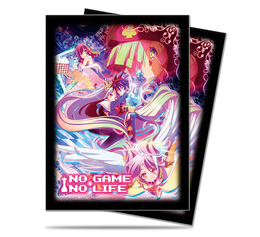 Disboard Standard Deck Protector Sleeves (65ct) for No Game No Life | Ultra PRO International