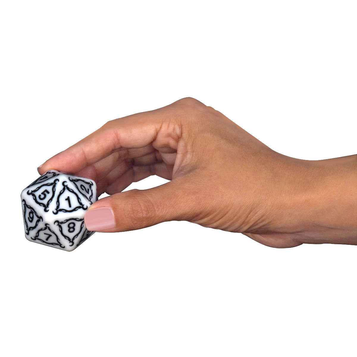 Titan Jumbo Ivory D20 RPG Dice