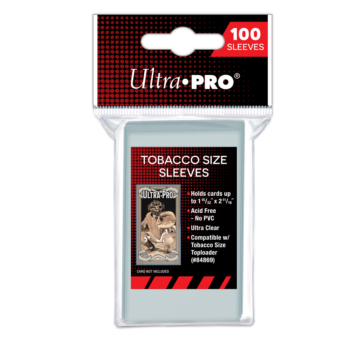 100 Ultra Pro 3 X 5 Postcard Soft Sleeves - (Holds up to 3-11/16 X  5-3/4)