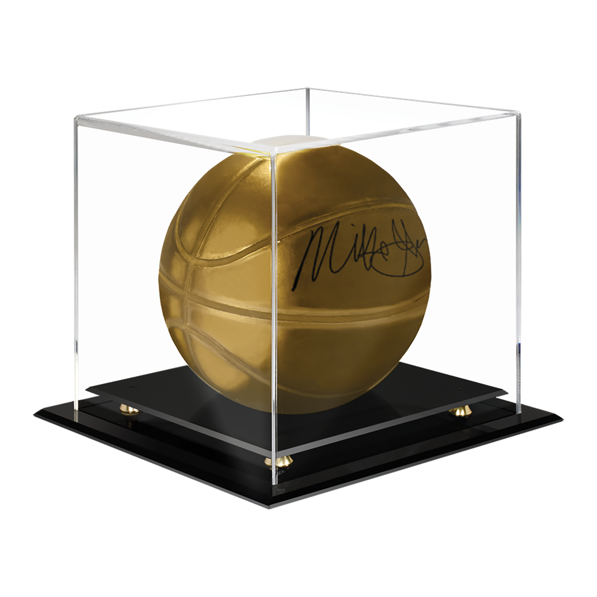 Mini Basketball & Mini Helmet Riser Display Case | Ultra PRO International