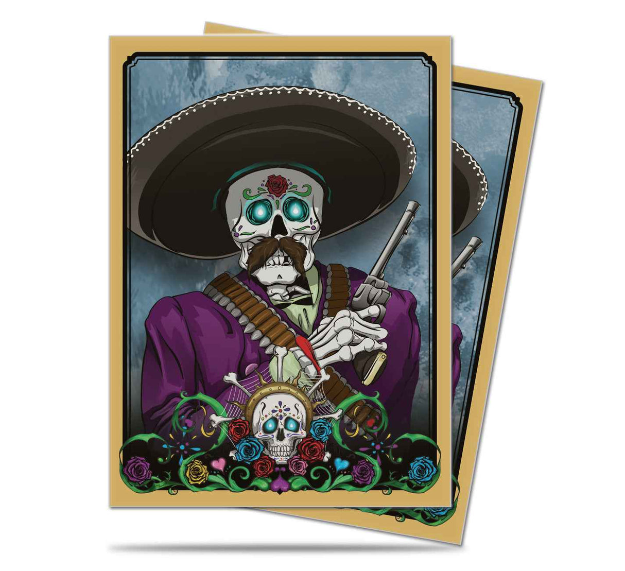 Mariachi Standard DECK PROTECTOR® Sleeves (50ct) for Dia De Los Muertos