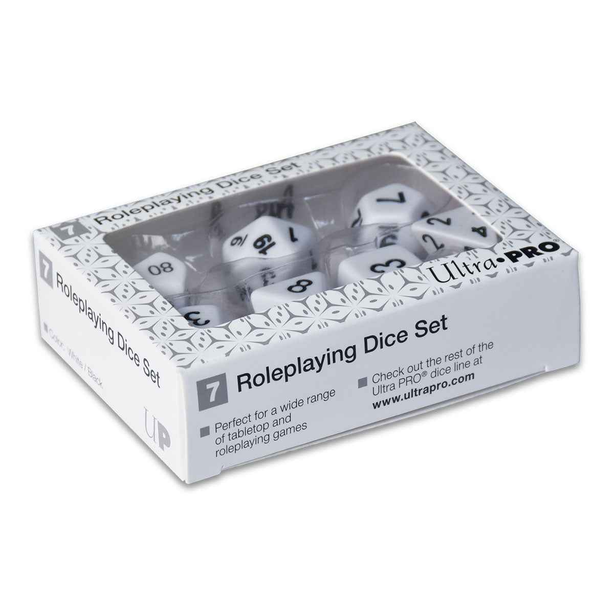 White RPG Dice Set (7ct)