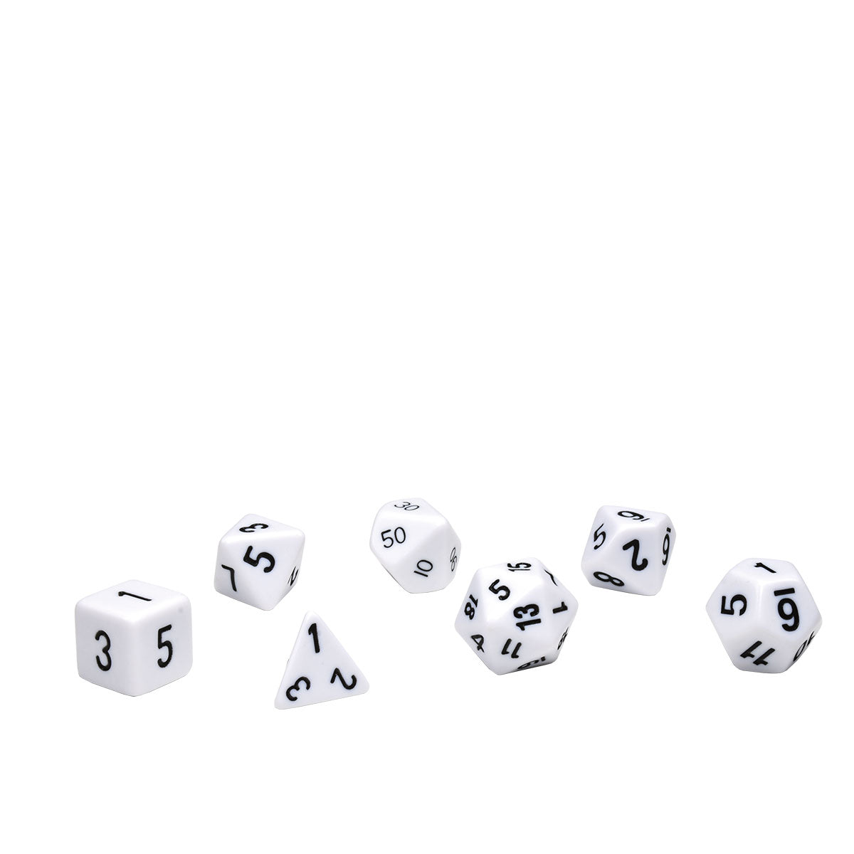 White RPG Dice Set (7ct) | Ultra PRO International