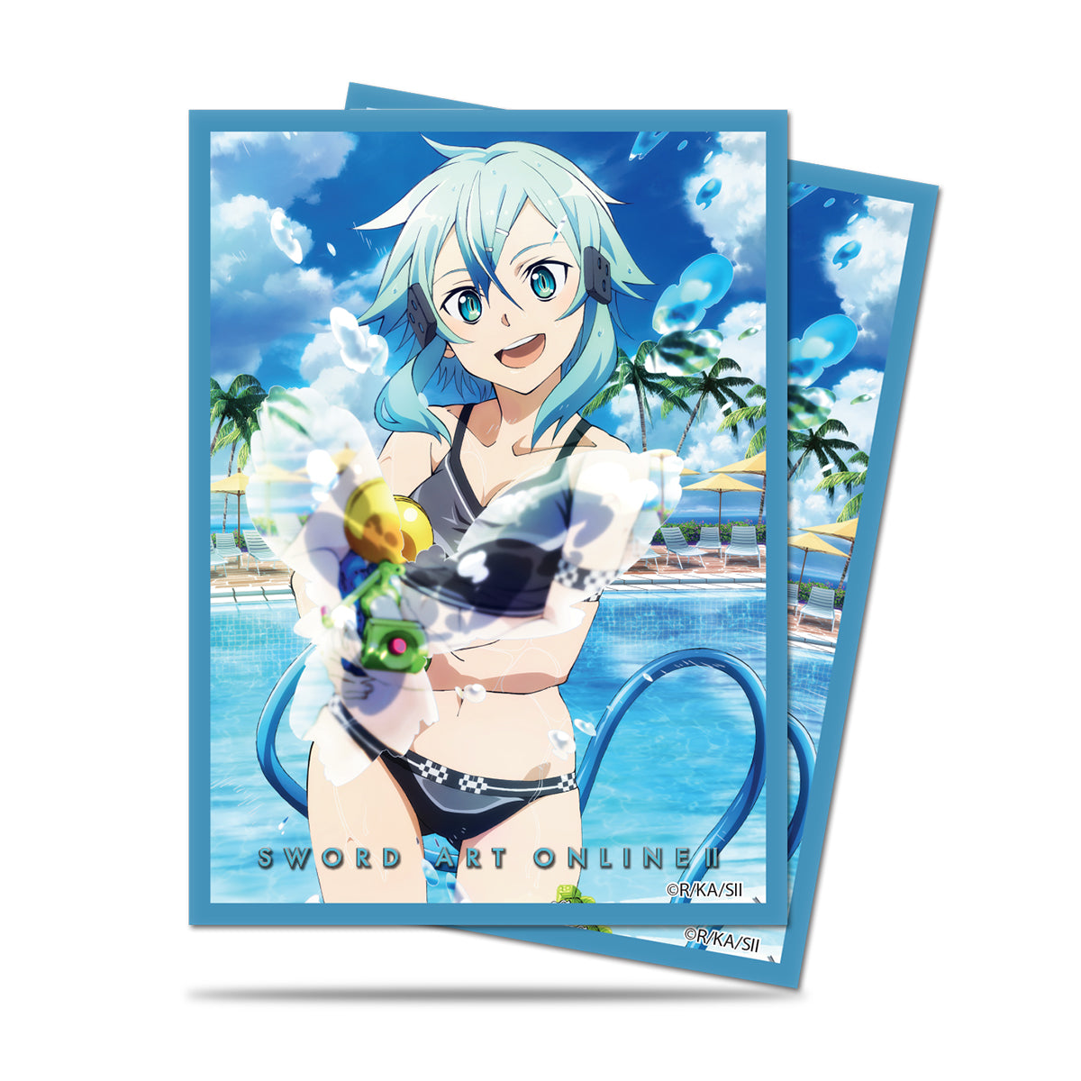 Summer Shinon Standard Deck Protector Sleeves (65ct) for Sword Art Online II | Ultra PRO International