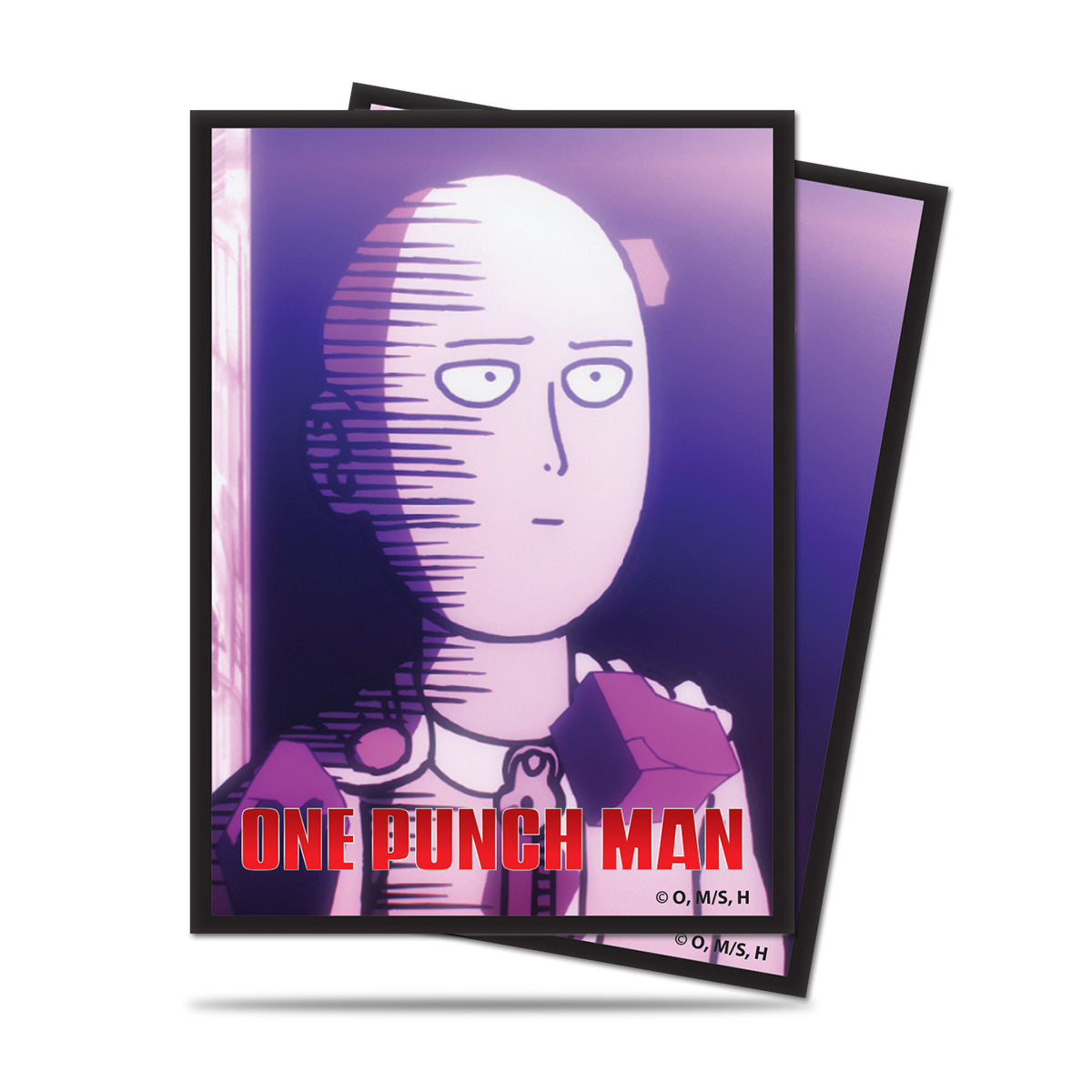 Saitama Okay Standard Deck Protector Sleeves (65ct) for One-Punch Man | Ultra PRO International Saitama Okay Standard Deck Protector Sleeves (65ct) for One-Punch Man | Ultra PRO International