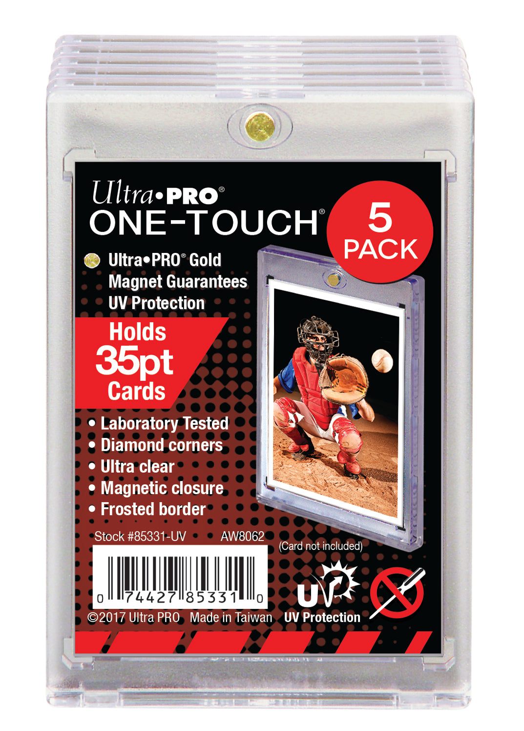35PT UV ONE-TOUCH Magnetic Holders (5ct) | Ultra PRO International