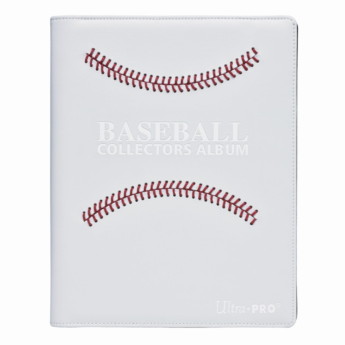 Baseball Card Binder - White Baseball Card Collector Album for Trading Cards