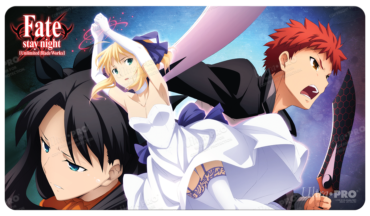 Rescuing Saber Standard Gaming Playmat for Fate/stay night | Ultra PRO International