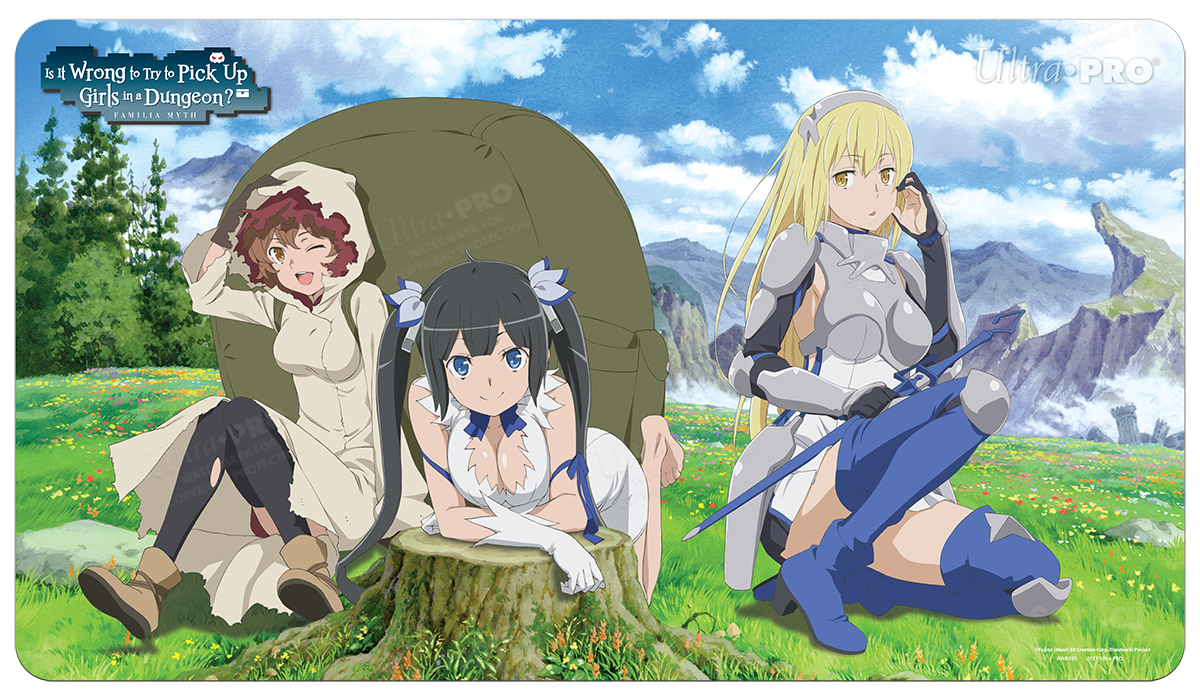 Heroines Standard Gaming Playmat Mousepad for Is It Wrong to Try to Pick Up Girls in a Dungeon?