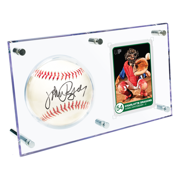 Baseball & Card (35PT) Clear Flip Display Case | Ultra PRO International Baseball & Card (35PT) Clear Flip Display Case | Ultra PRO International