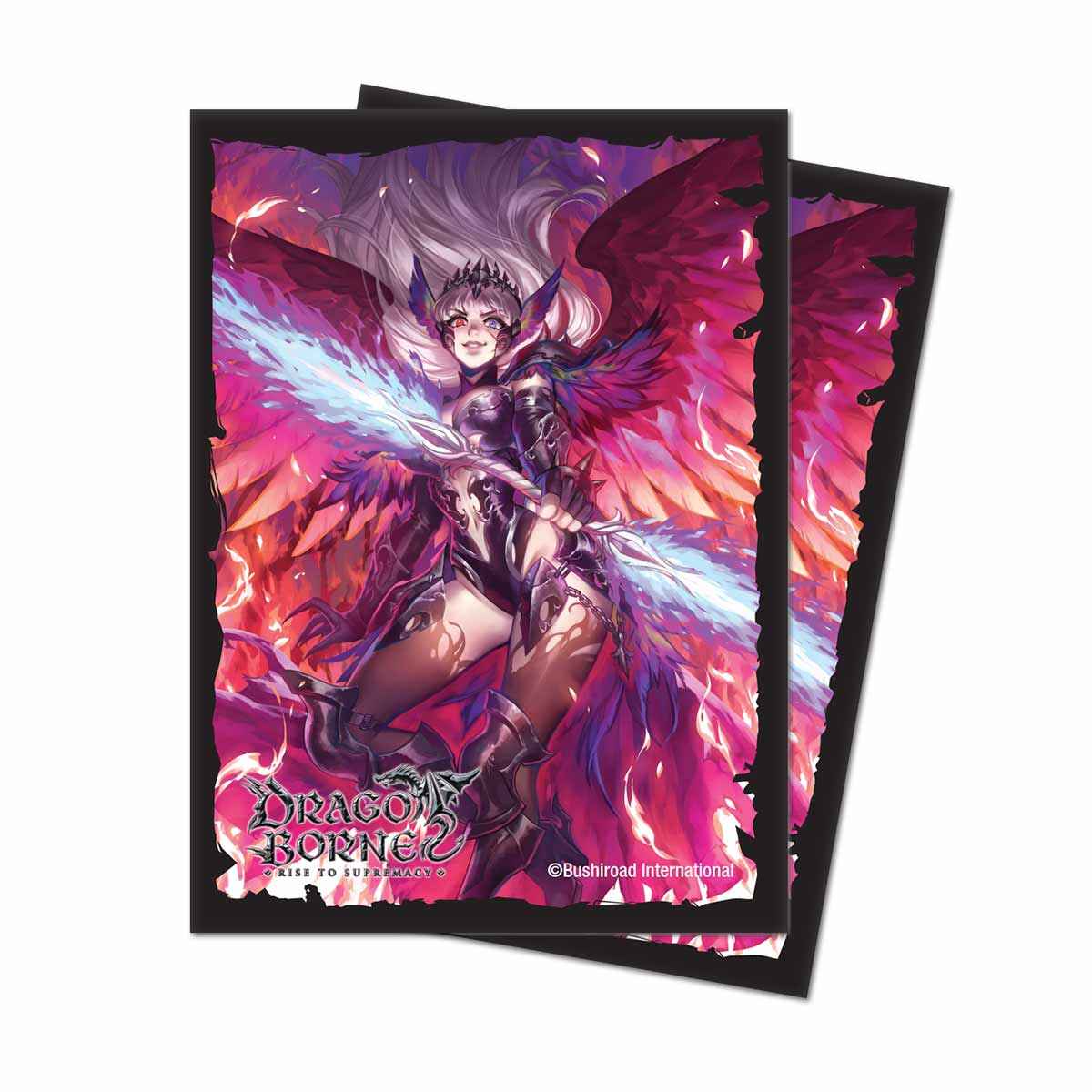 mtg angel card sleeves Oath of Blood Red Angel Standard Deck Protector Sleeves (65ct) for  Dragoborne