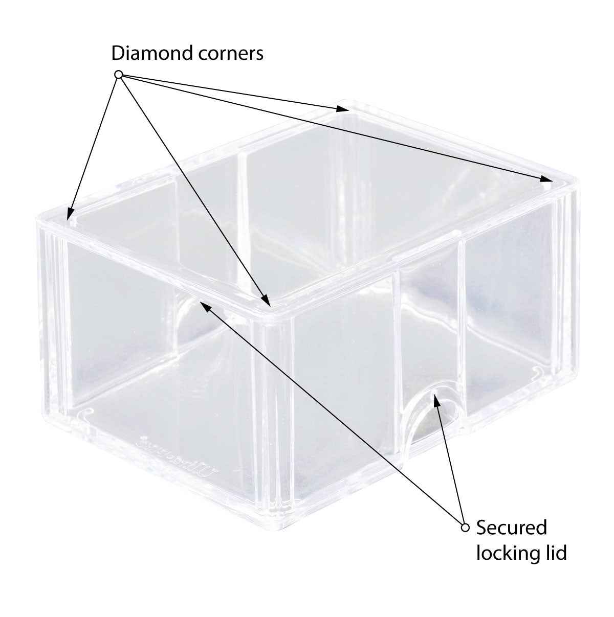 Diamond Corner 100+ Card Storage Boxes (10ct)