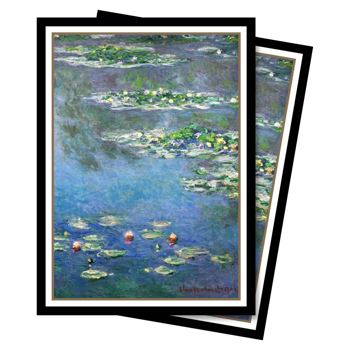 Fine Art Water Lilies Standard DECK PROTECTOR® Sleeves (65ct) by Claude Monet