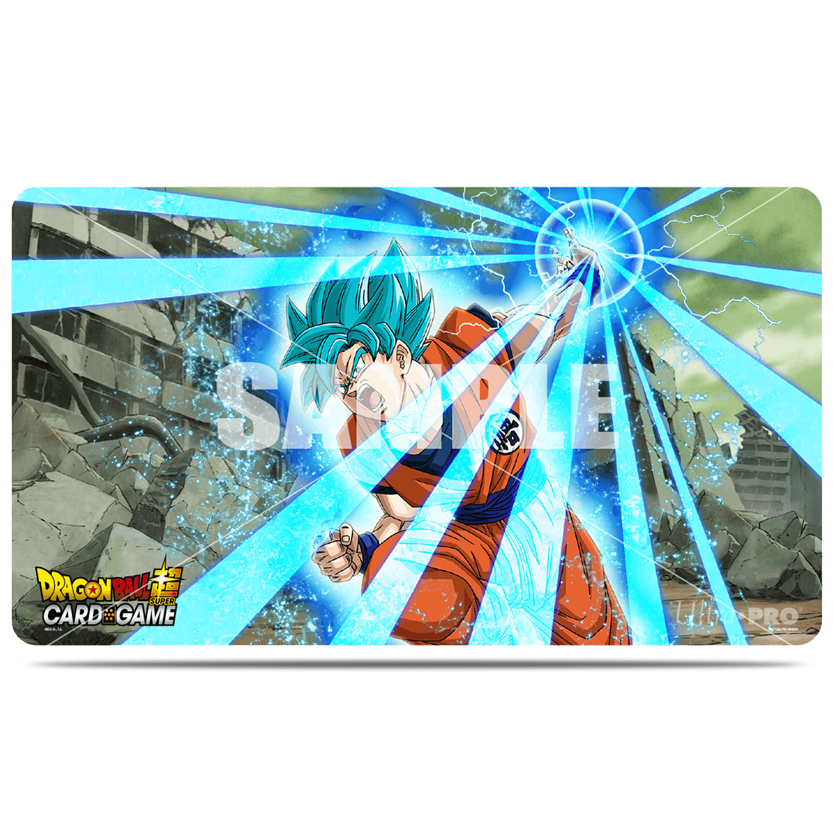 Super Saiyan Blue Son Goku Standard Gaming Playmat Mousepad for Dragon Ball Super | Ultra PRO International