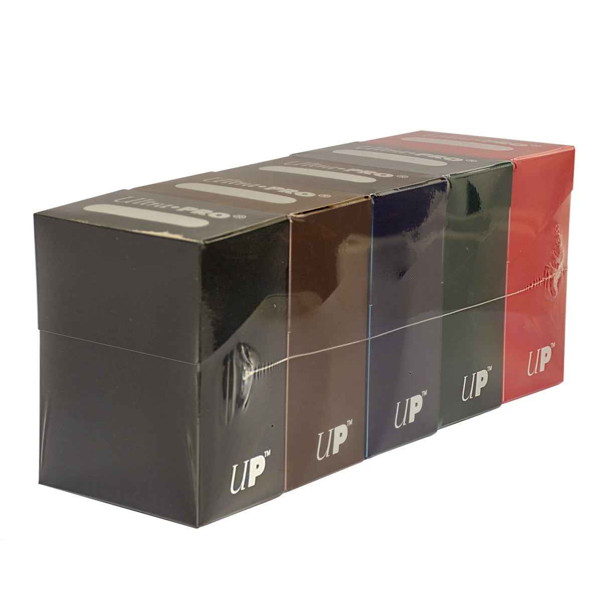 Ultra PRO 5 Dark Color DECK BOX® Bundle (Black, Blue, Brown, Green, Red)