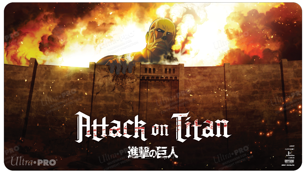 The Beginning Standard Gaming Playmat Mousepad for Attack on Titan