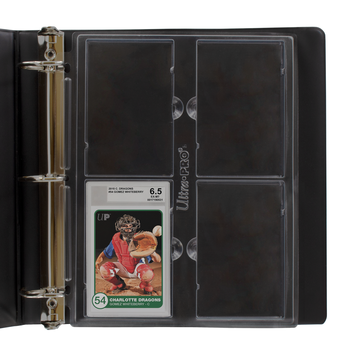 4-Pocket Page for Graded Beckett Slabs | Ultra PRO International