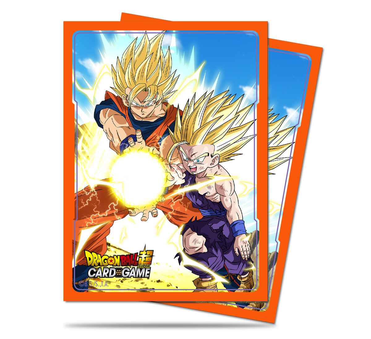 Father-Son Kamehameha Standard DECK PROTECTOR® Sleeves (65ct) for Dragon Ball Super