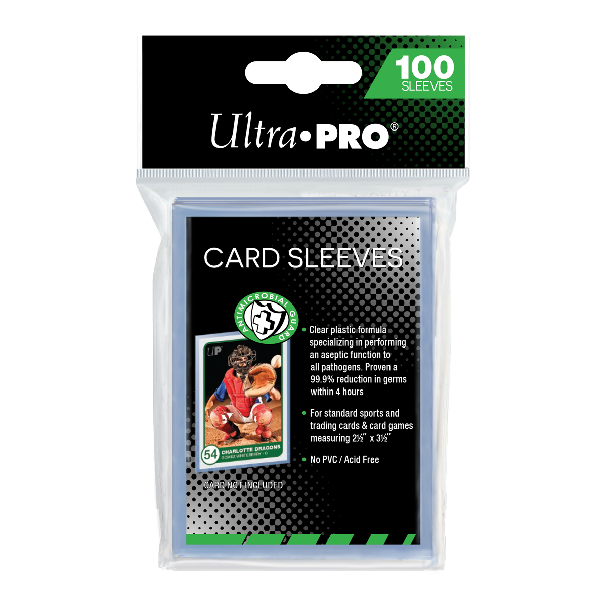 Ultra Pro 2-1/2 X 3-1/2 Premium Soft Card Sleeves 100ct Pack