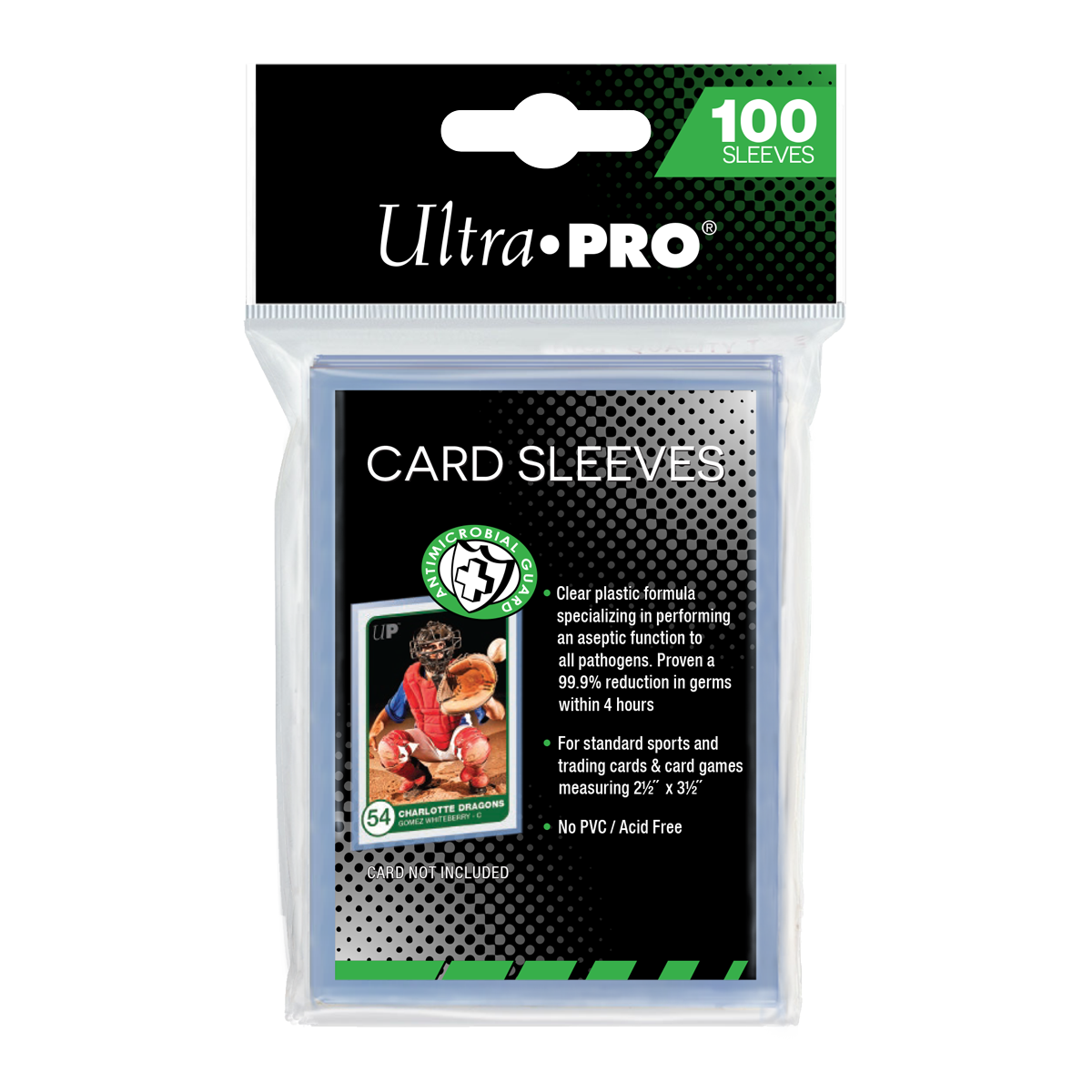 Anti-Microbial Guard Card Sleeves (100ct) for Standard Size Cards | Ultra PRO International