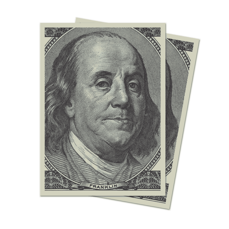 Fine Art Benjamin Franklin Standard Deck Protector Sleeves (100ct) | Ultra PRO International
