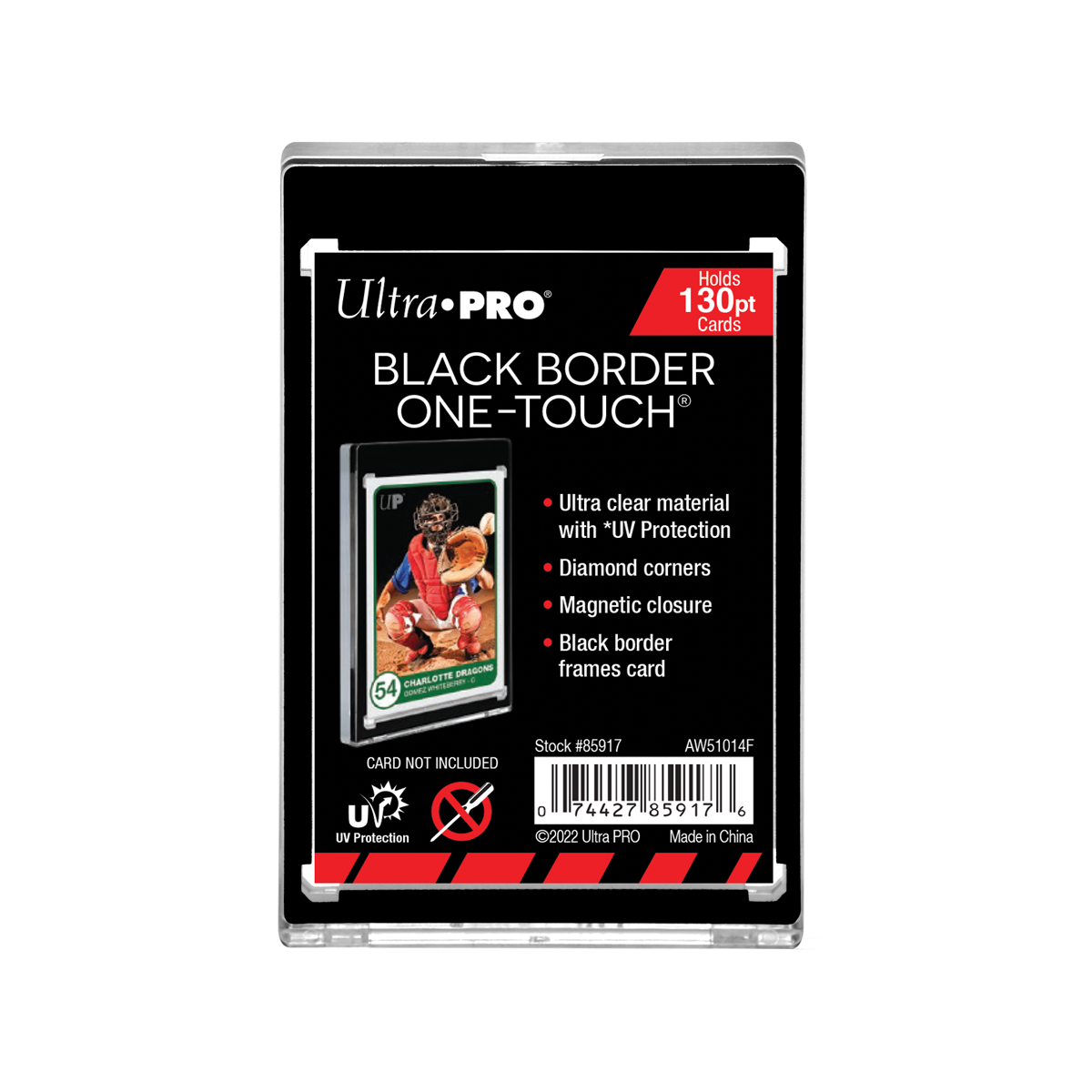 UV ONE-TOUCH Magnetic Holder, 130pt, Black Border UV ONE-TOUCH Magnetic Holder, 130pt, Black Border