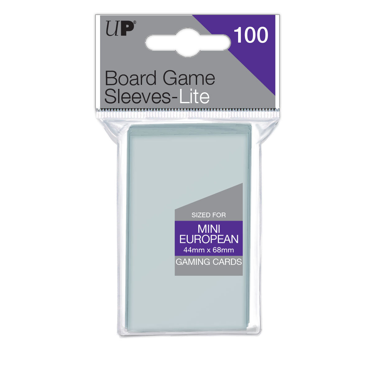 Mini European Lite Board Game Sleeves (100ct) for 44mm x 68mm Cards | Ultra PRO International