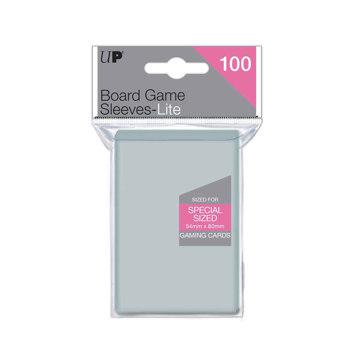 Special Sized Lite Board Game Sleeves (100ct) for 54mm x 80mm Cards | Ultra PRO International Special Sized Lite Board Game Sleeves (100ct) for 54mm x 80mm Cards | Ultra PRO International
