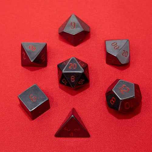 Gemstone Hematite RPG Dice Set (7ct)