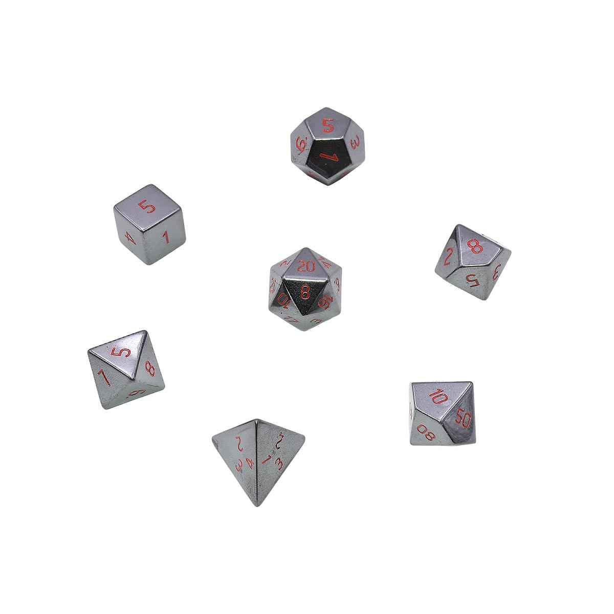 Gemstone Hematite RPG Dice Set (7ct)