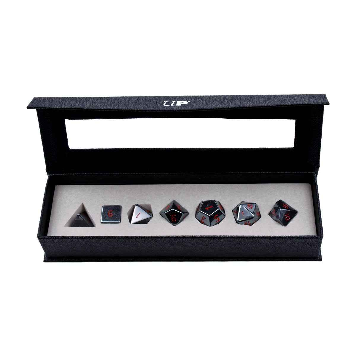 Gemstone Hematite RPG Dice Set (7ct)