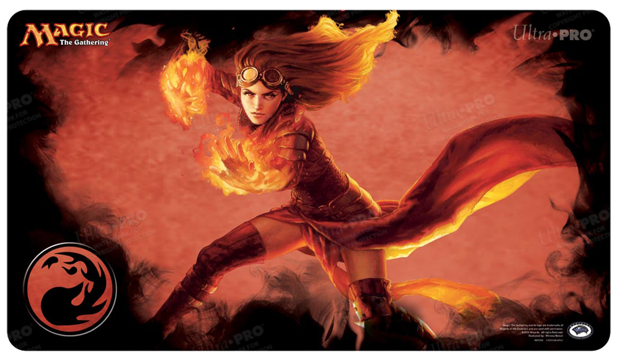 Mana 4 Planeswalkers Chandra Standard Gaming Playmat for Magic: The Gathering