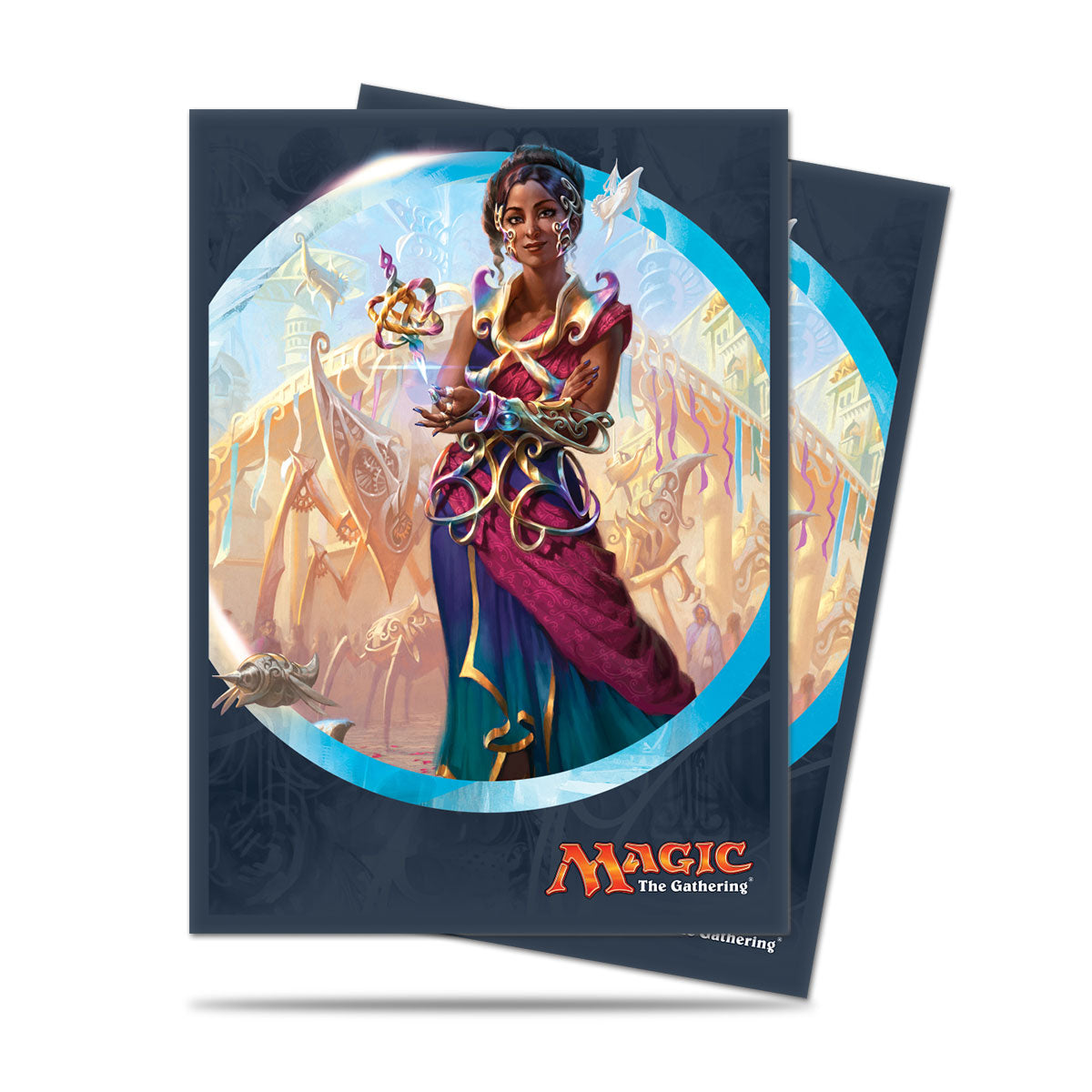 Kaladesh Saheeli Rai Standard Deck Protector Sleeves (80ct) for Magic: The Gathering | Ultra PRO International