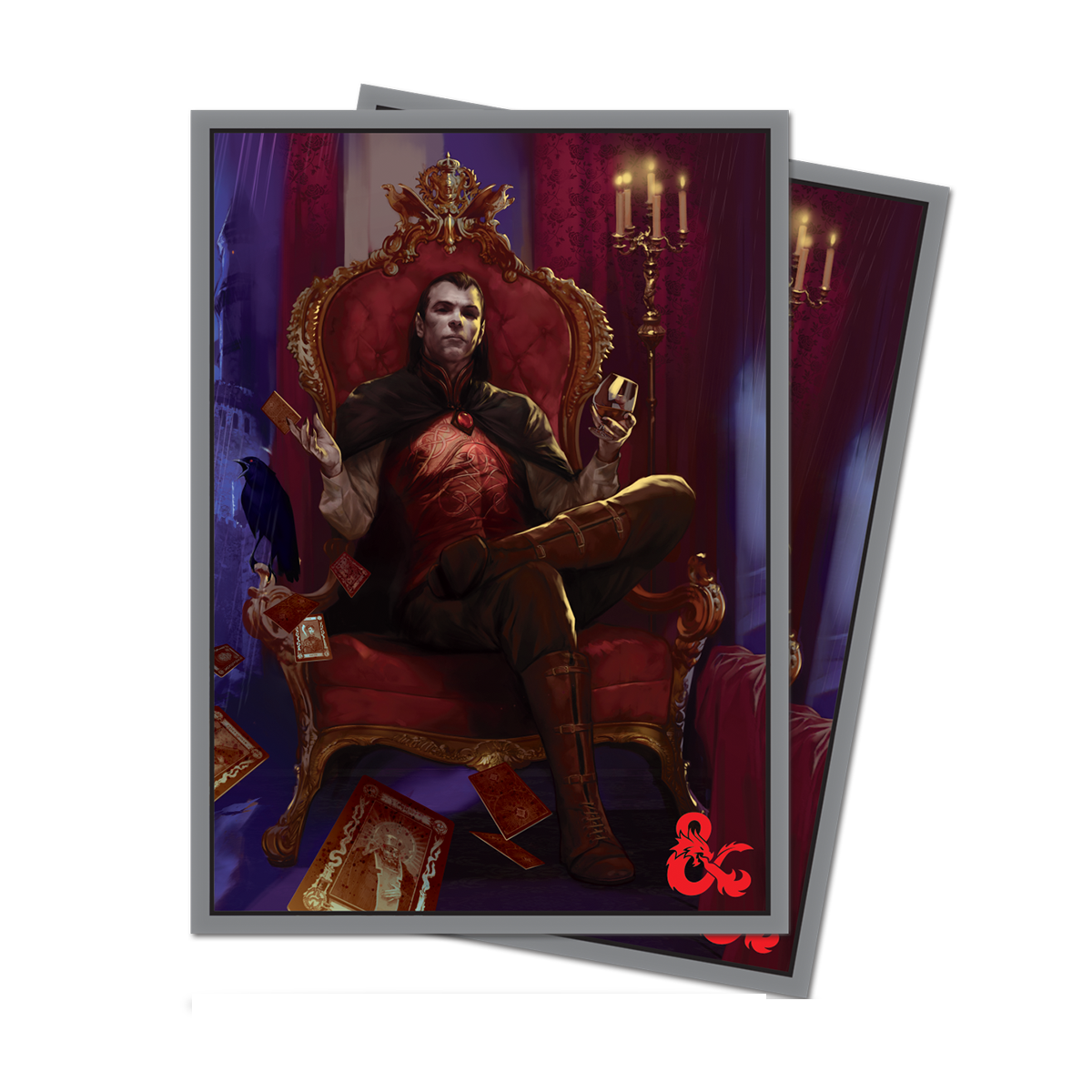 Count Strahd von Zarovich Standard Deck Protector Sleeves (50ct) for Dungeons & Dragons | Ultra PRO International