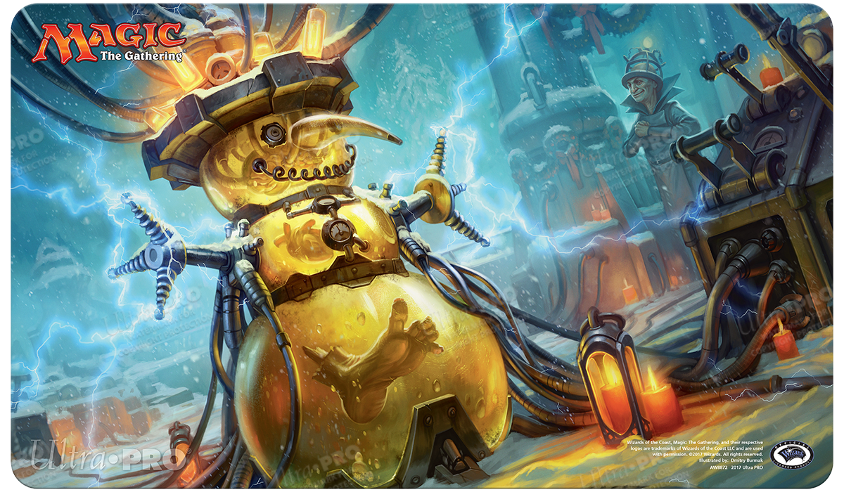 Happy Holidays Some Disassembly Required Gaming Playmat for Magic: The  Gathering
