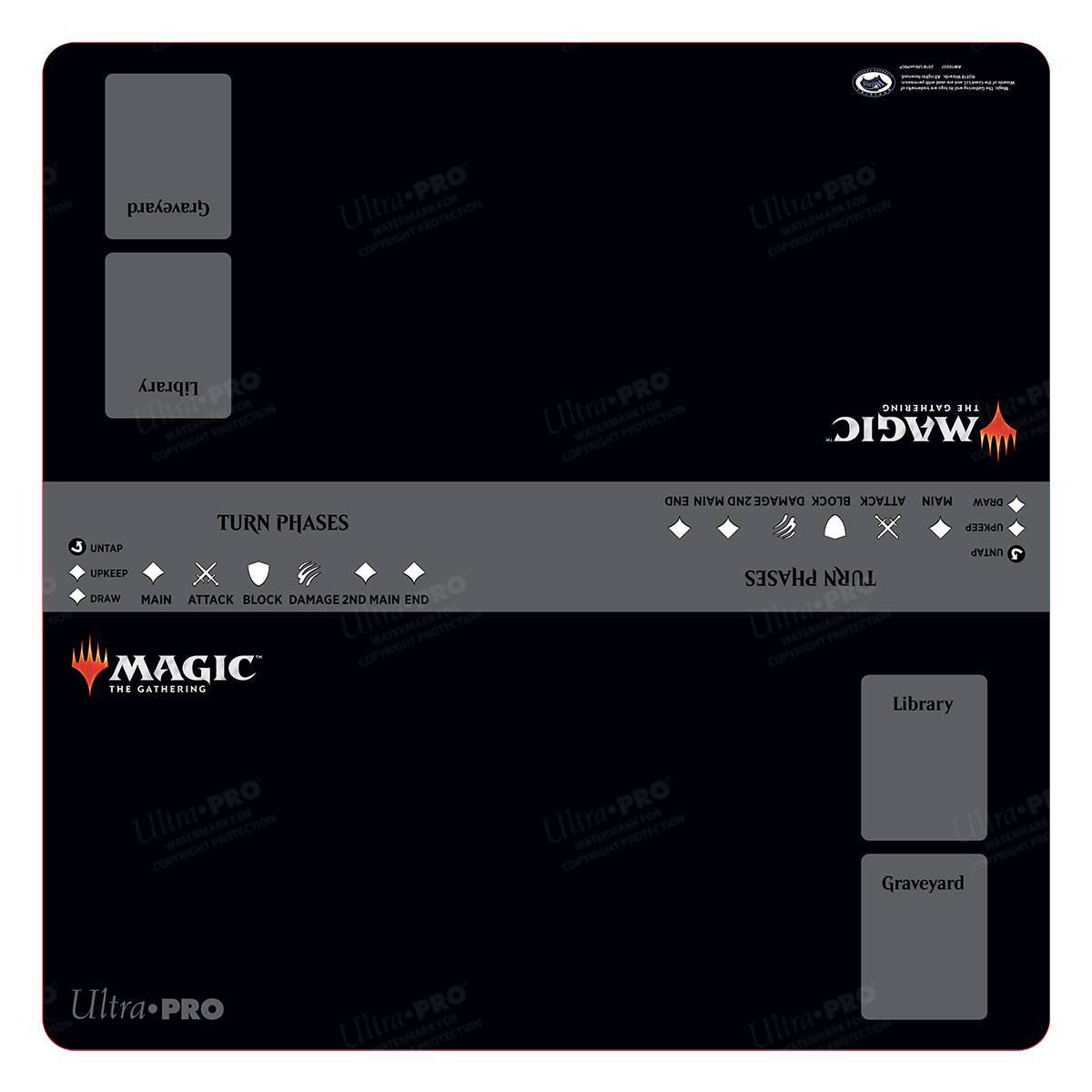 2-Player 24" x 24" Battlefield Gaming Playmat for Magic: The Gathering | Ultra PRO International