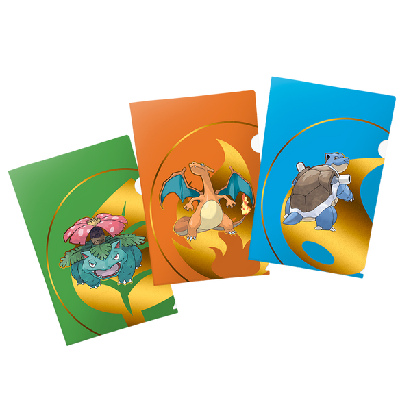 Charizard, Blastoise, Venusaur Tournament Folios for Pokemon