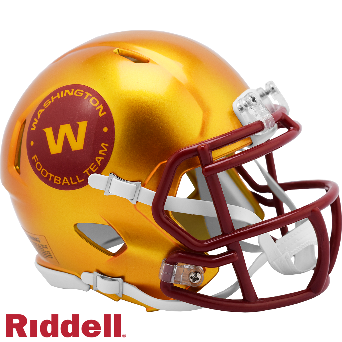 Riddell NFL Washington Football Team Flash Alternate Speed Mini Replica  Helmet #62862