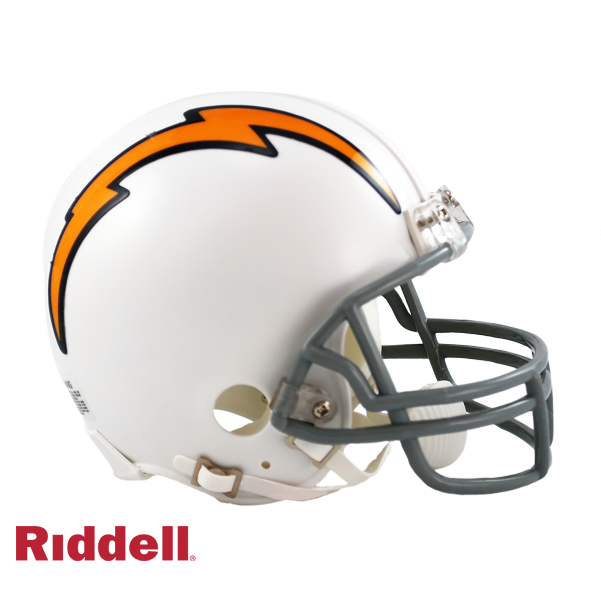 San Diego Chargers Riddell NFL Pocket Pro Throwback Chrome (Navy helmet  with Grey Mask