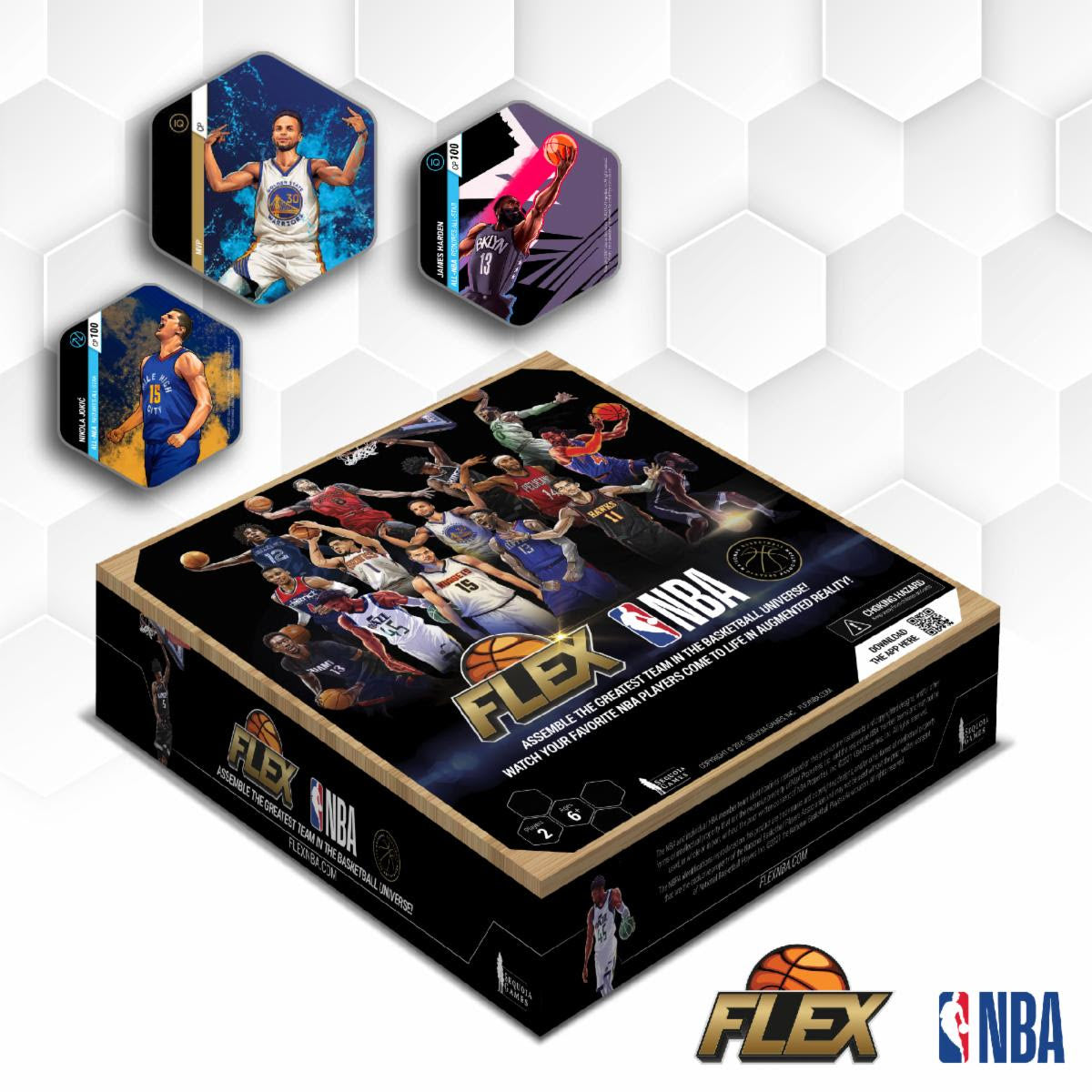 FLEX NBA Collectible Tile Game by Sequoia Games, Series 1 Starter Kit | Ultra PRO International