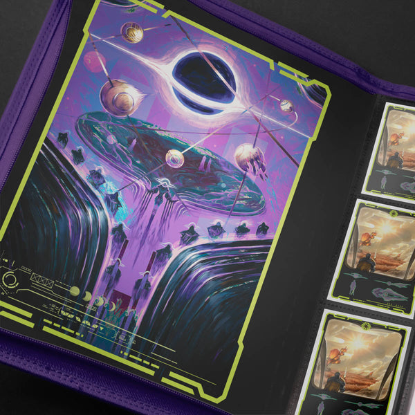 best binder for mtg cards TiopLior Zip Card with 432 Side Loading Pocket - fits TCG Baseball Football Sports - Easy to Insert Collection Binder This album holds up to 624 standard cards (such as Magic Enhance Gaming TCG Trading Card