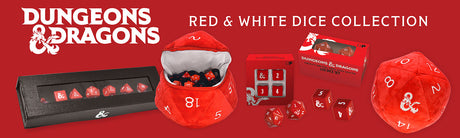 Dungeons & Dragons Red & White Dice