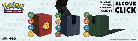 Pokémon ALCOVE® Click DECK BOX® Cases
