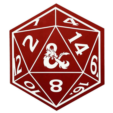 Dungeons & Dragons Red D20 shaped Notebook