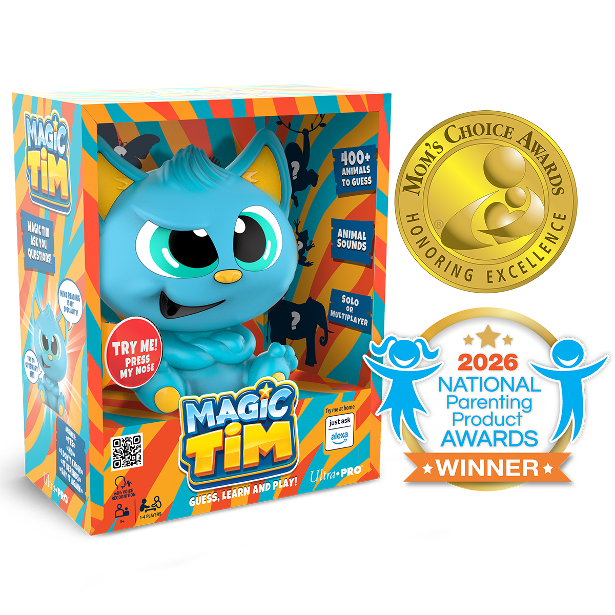 Magic Tim Interactive Voice-Recognition Animal Guessing Toy