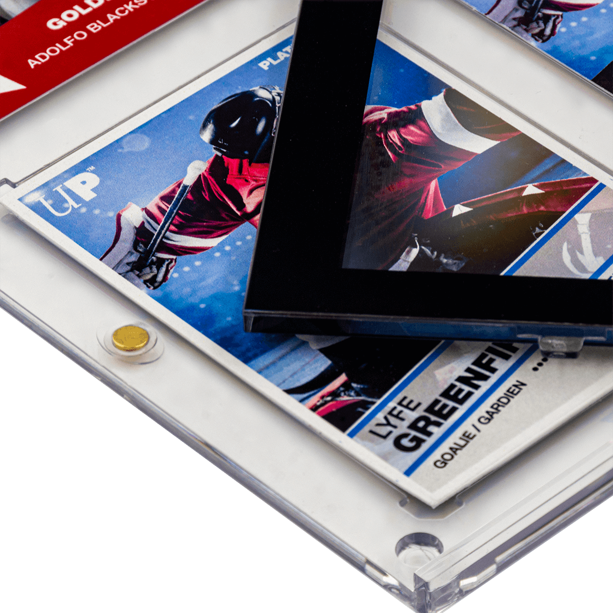 35PT 9-Card Black Border UV ONE-TOUCH Magnetic Holder | Ultra PRO