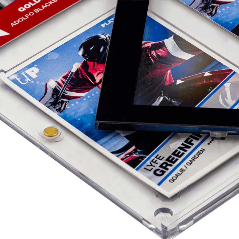 Ultra Pro One-Touch Magnetic Card Holder – 35pt Black Border – Lot Of 2