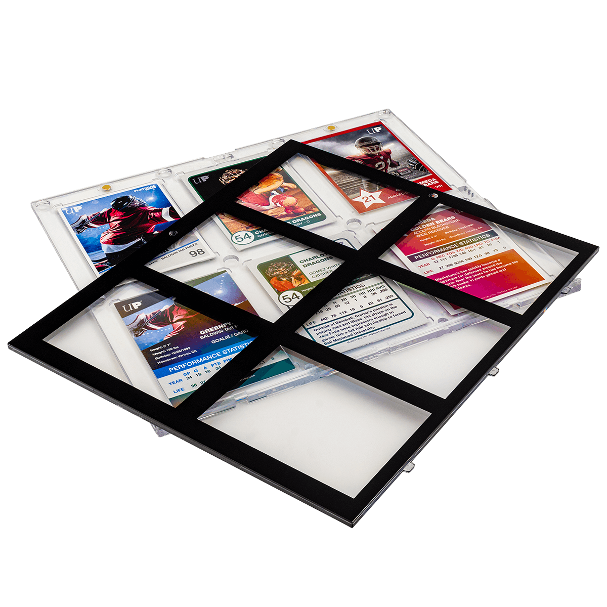 35PT 6-Card Black Border UV ONE-TOUCH Magnetic Holder | Ultra PRO International