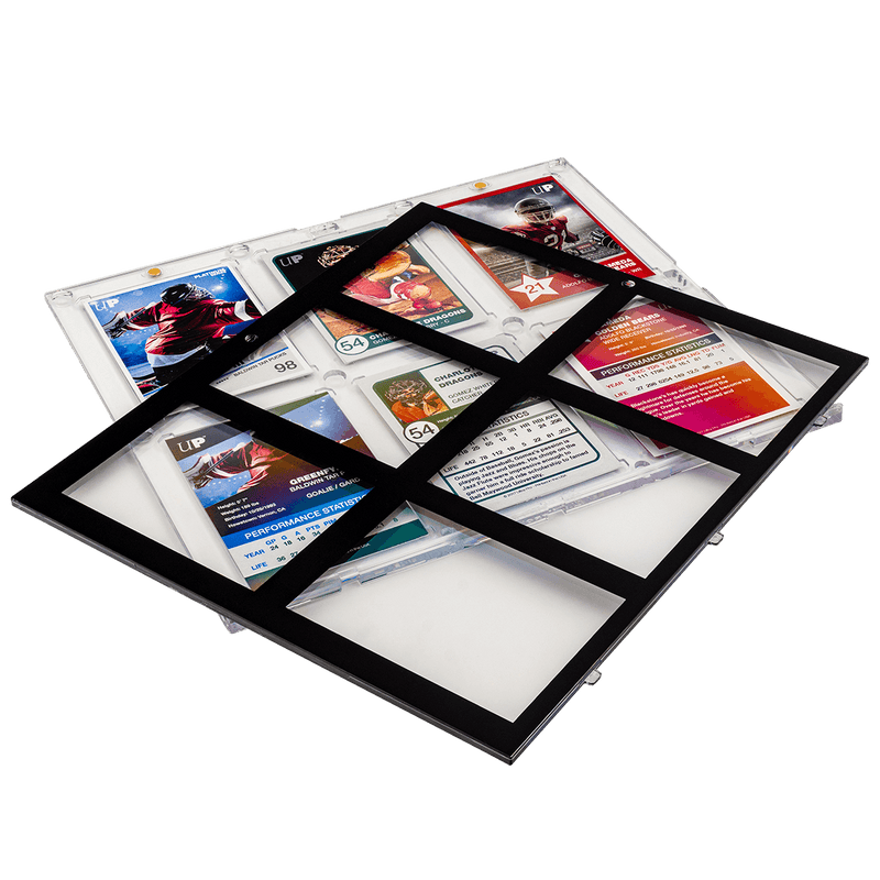 Ultra Pro Double Card Magnetic UV One Touch Card Holder Standard Cards  Black Border
