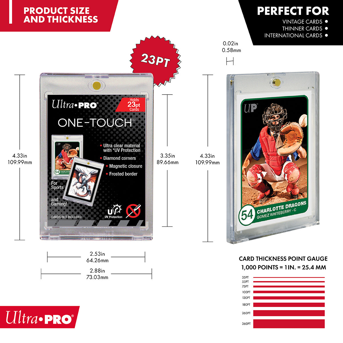 200PT UV ONE-TOUCH Magnetic Holder | Ultra PRO International